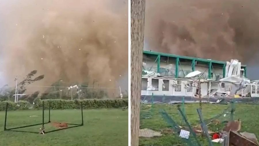 Tornado provoca destruição no Chile