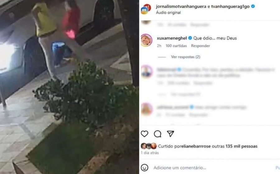 Xuxa comenta caso de pastor agredido por estar com camiseta vermelha no dia da eleição em Goiânia: 'Que ódio... meu Deus'